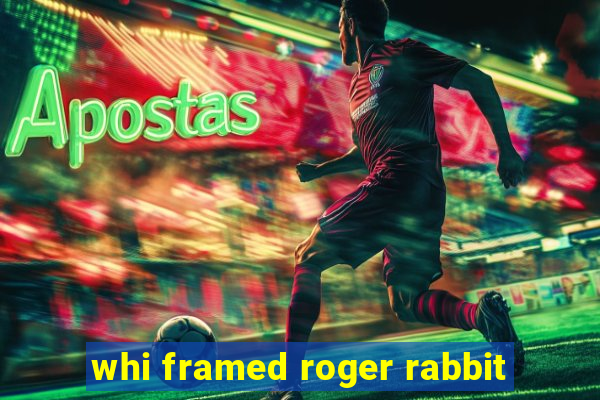 whi framed roger rabbit